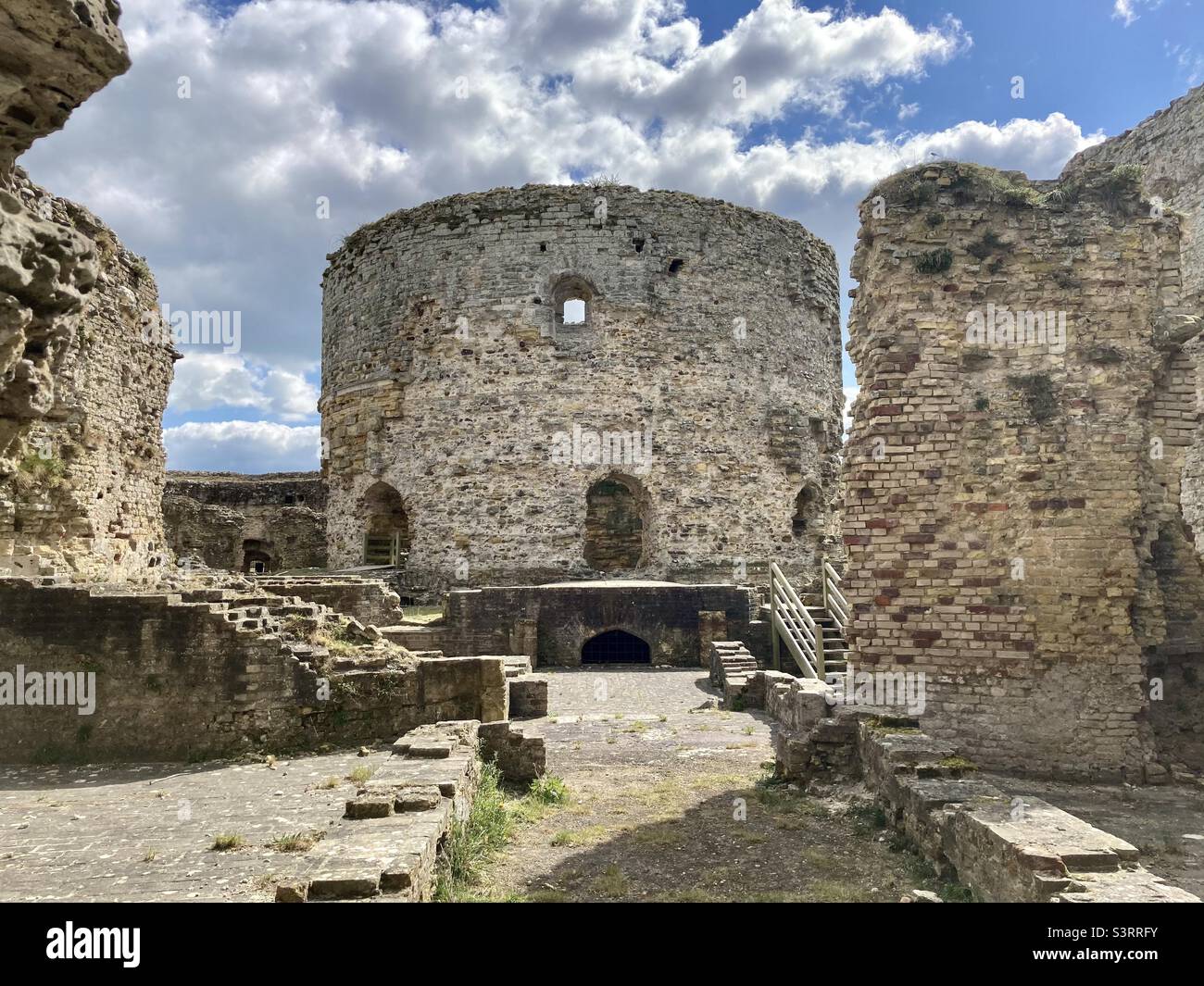 Camber castle - near Rye, East Sussex, England - Smartphone Captured Stock Image