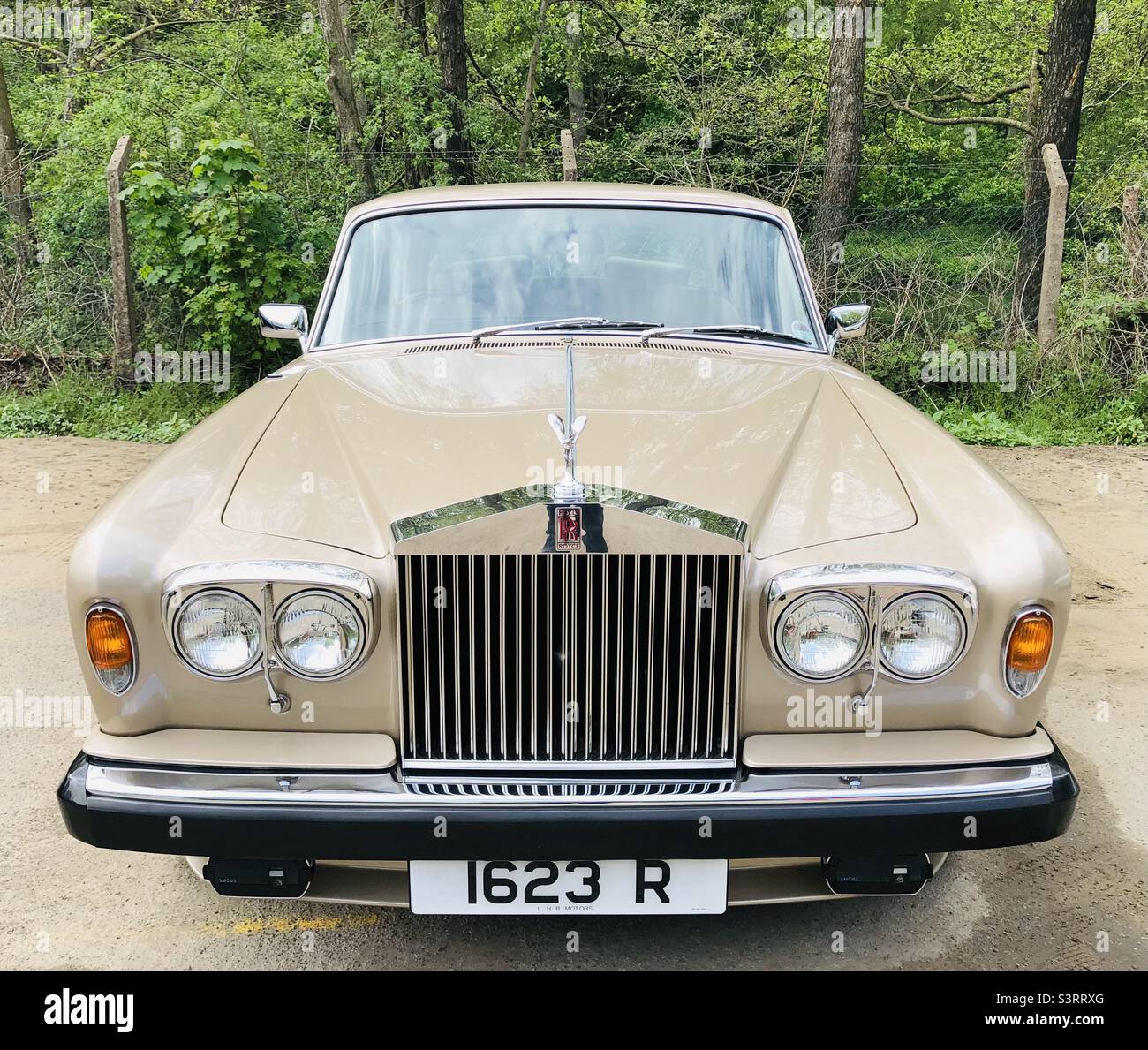 1979 Rolls Royce Silver Shadow II - Ambergate Derbyshire U.K. - Smartphone Captured Stock Image