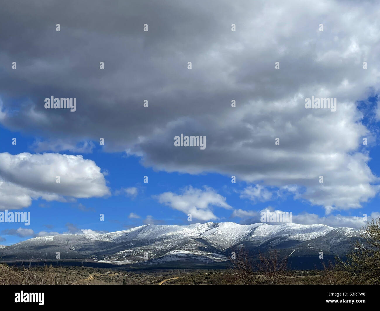 Cloudy sky. Stock Photo