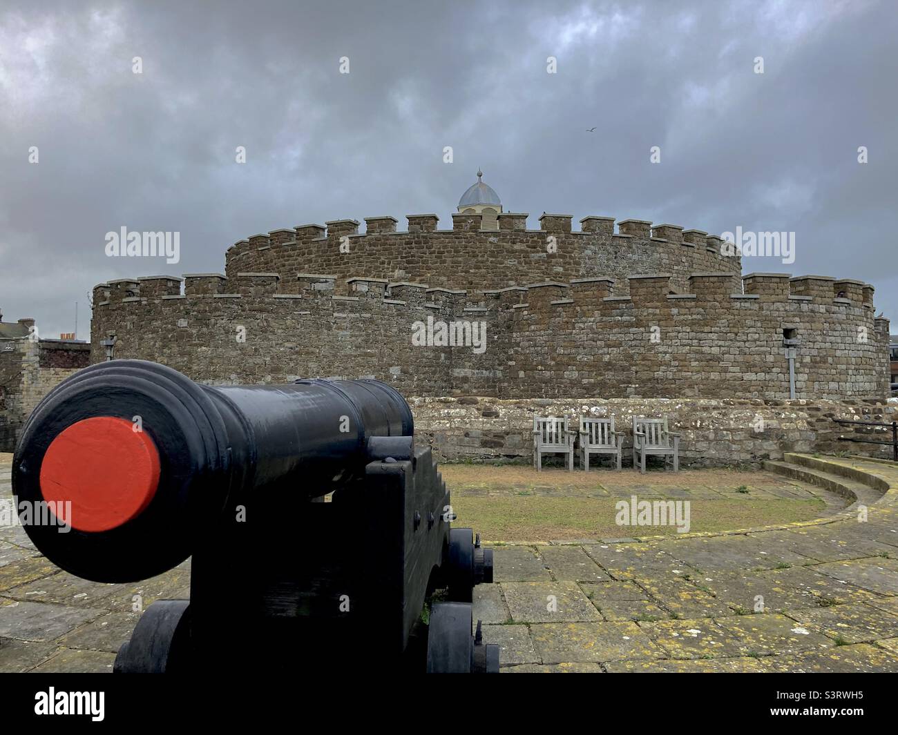 Deal castle - Kent - Smartphone Captured Stock Image