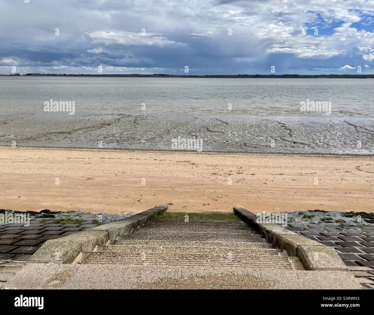 Sea Steps - Smartphone Captured Stock Image