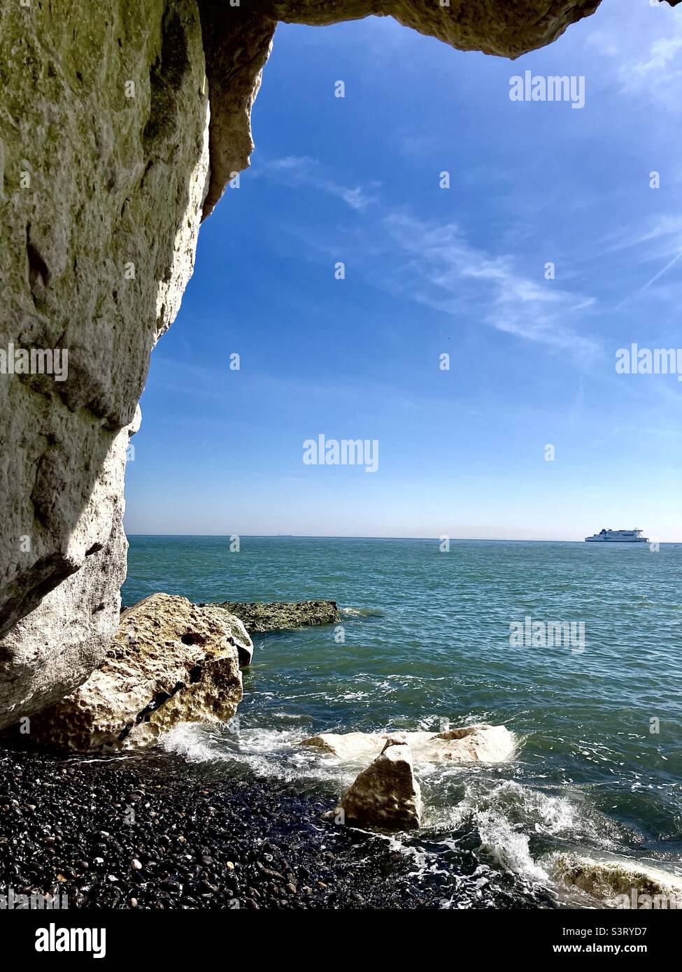 Under the white cliffs of Dover Stock Photo Alamy