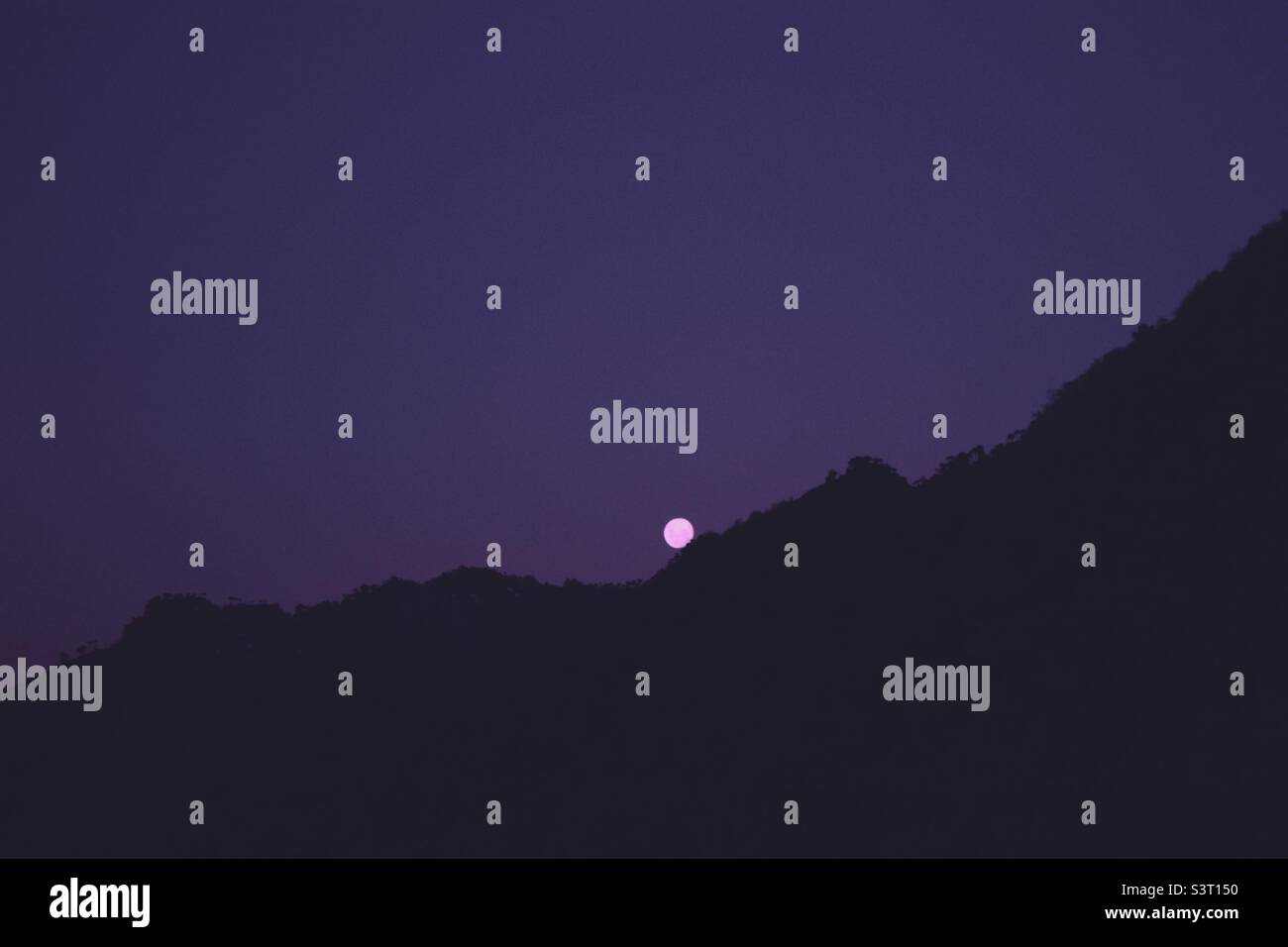 Full moon - Smartphone Captured Stock Image