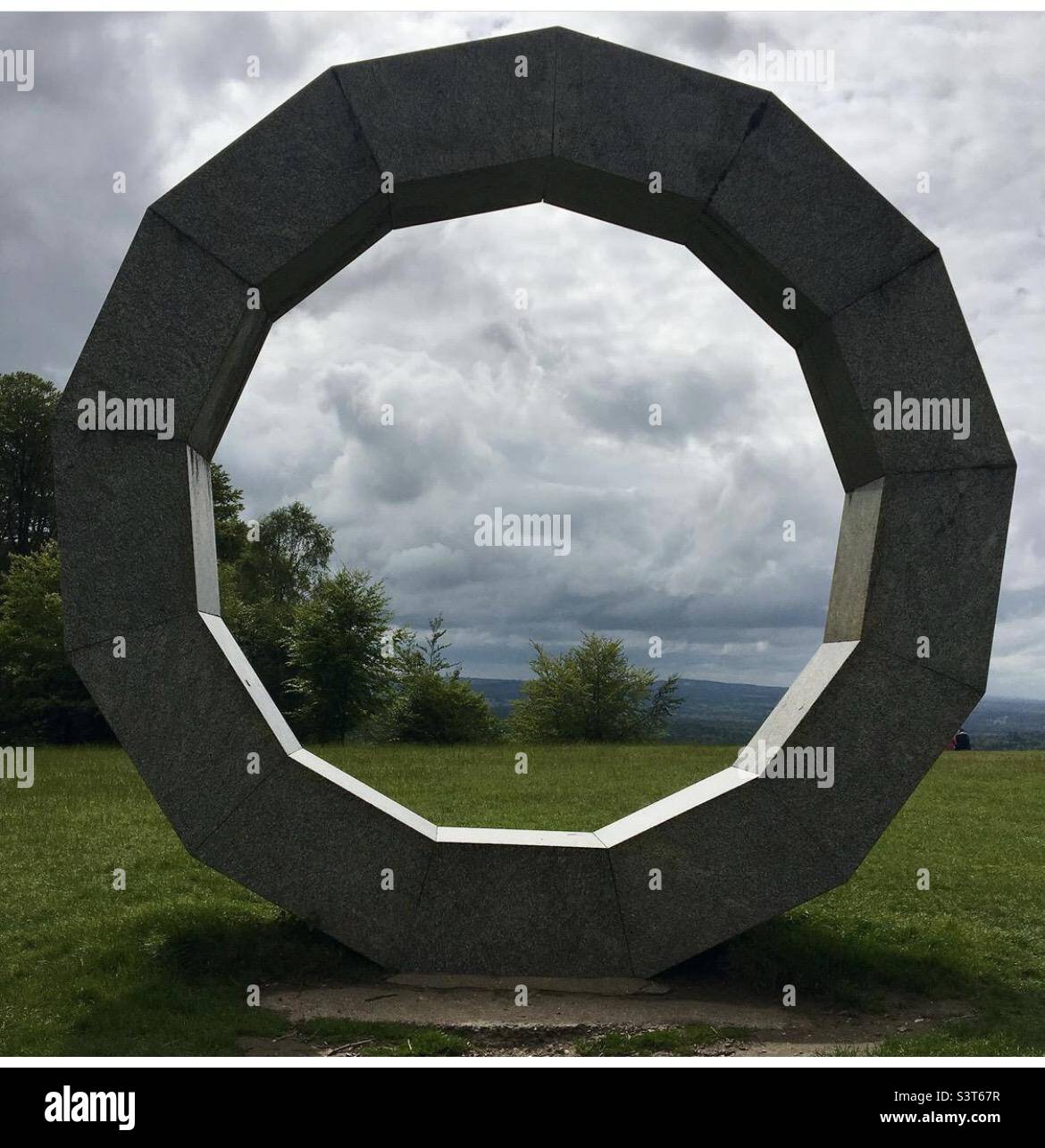 A hole lot of scenery stock photo alamy