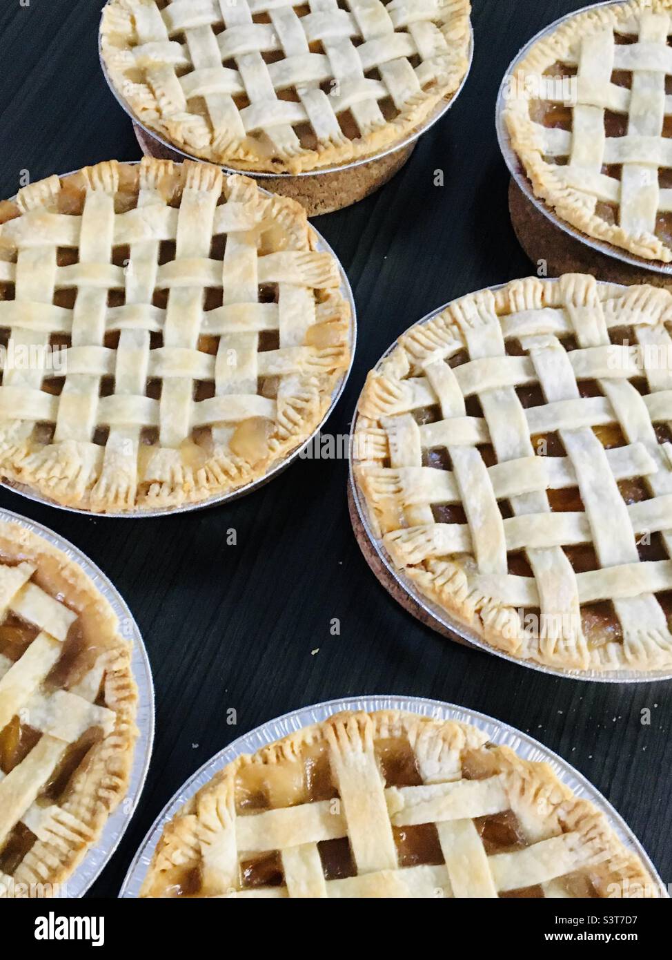 Fresh baked pies Stock Photo Alamy
