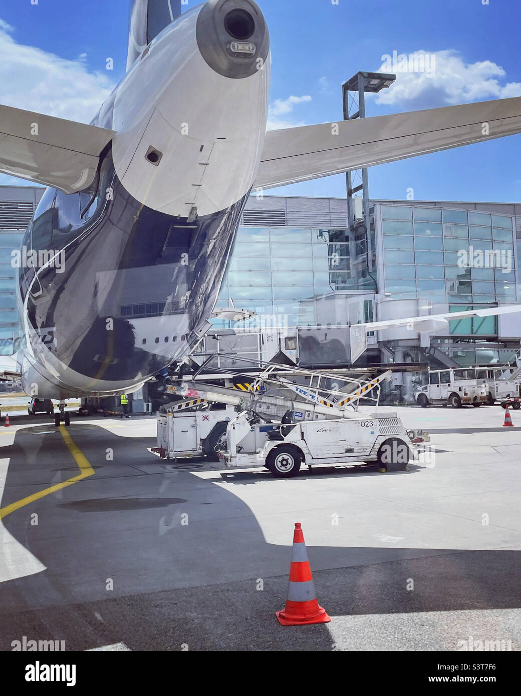 Technical and Airport - Smartphone Captured Stock Image