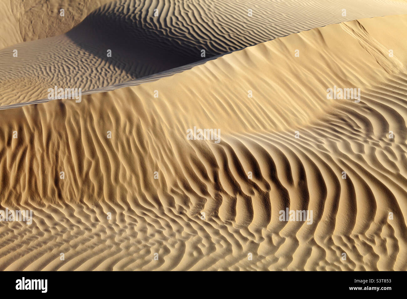 Abstract sand dunes desert texture, natural background - Smartphone Captured Stock Image