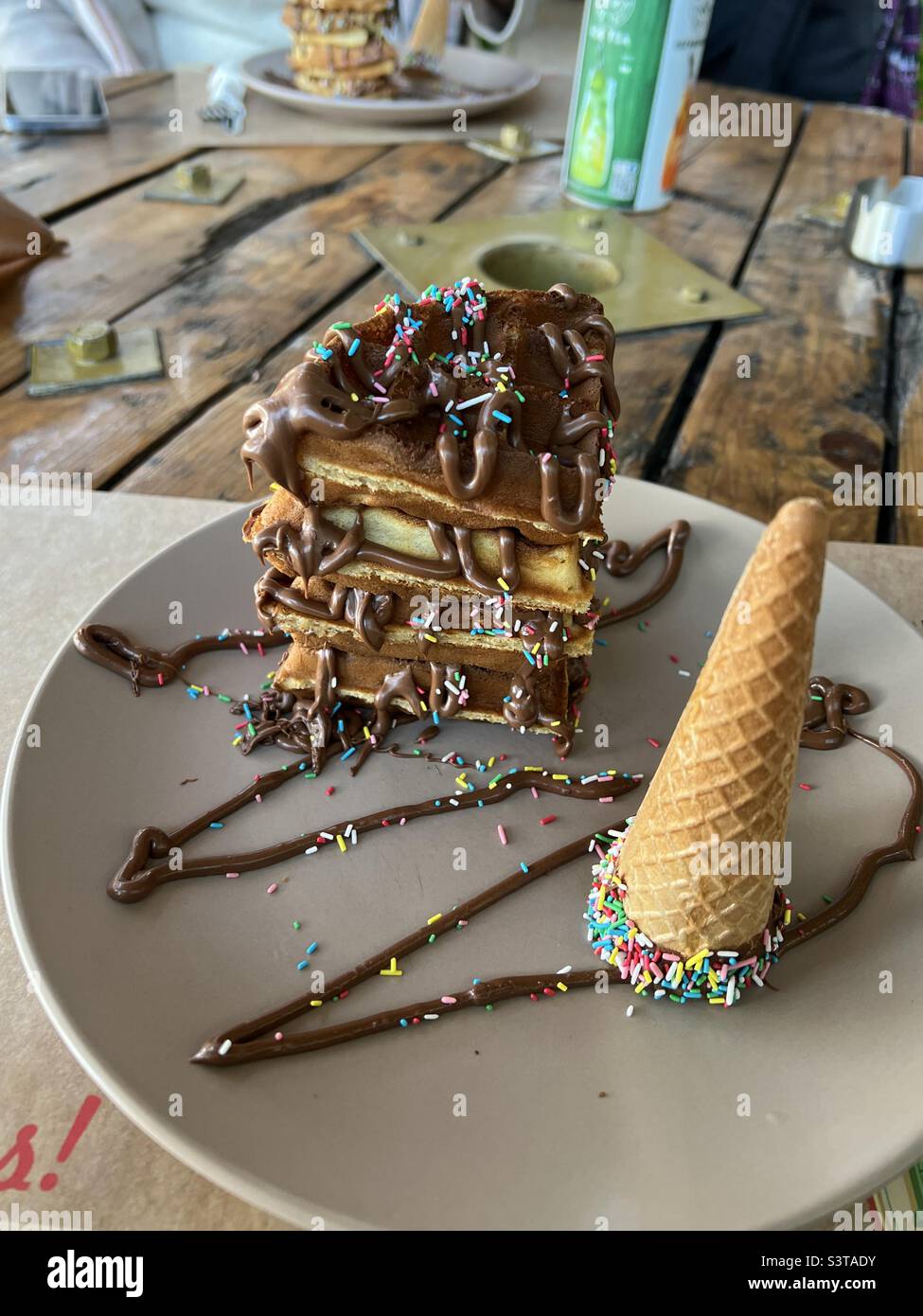 Just ice cream Stock Photo Alamy