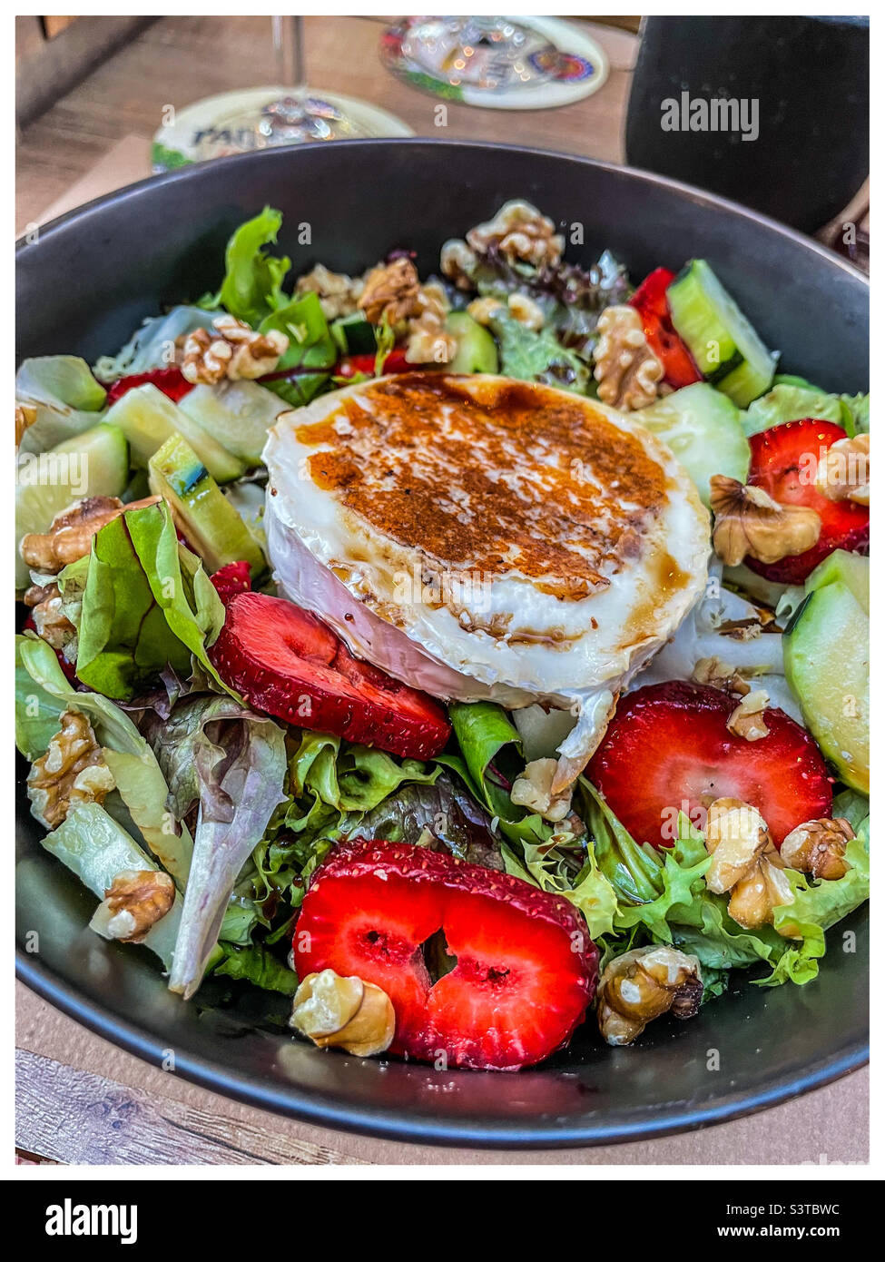 Goats cheese salad Stock Photo Alamy