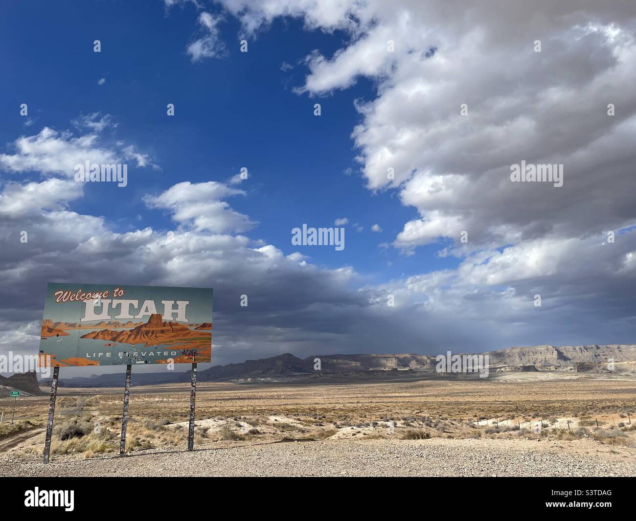 Arizona Utah border Stock Photo Alamy