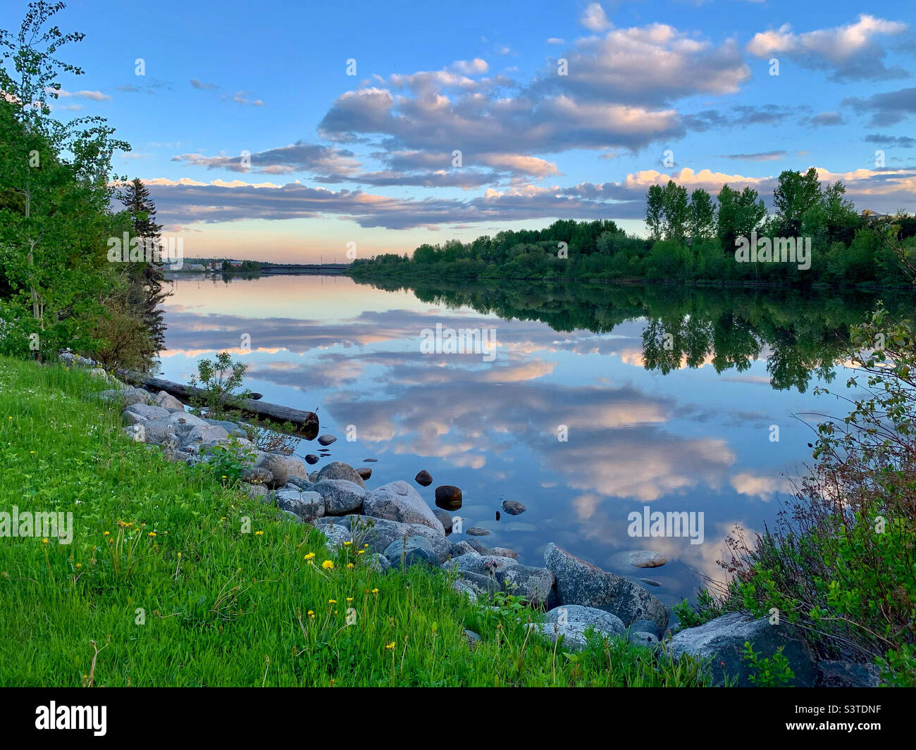 Amos , province of Quebec ,Canada Stock Photo