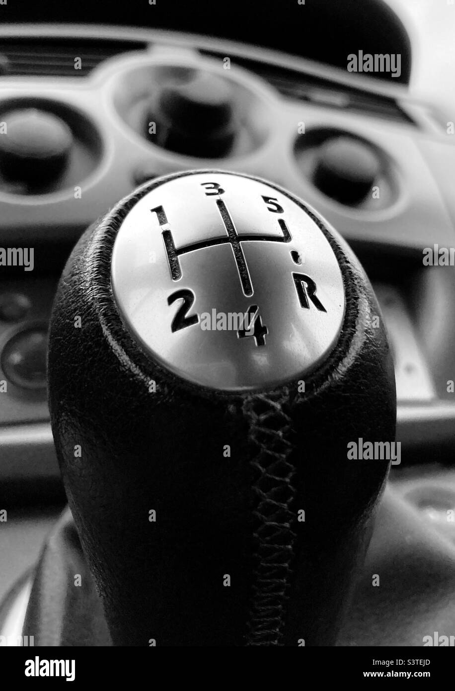 Car gear stick Black and White Stock Photos & Images - Alamy