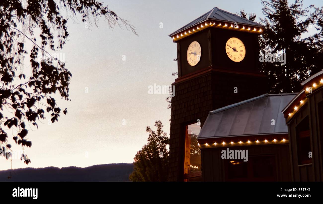Whistler canada clock tower hires stock photography and images Alamy
