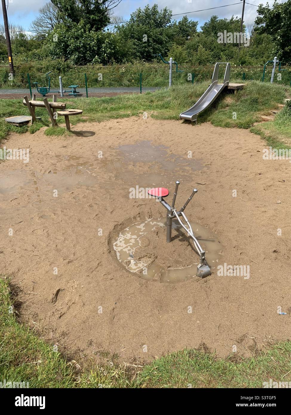 Sandpit Background Sandpit playground hi-res stock photography and images - Alamy