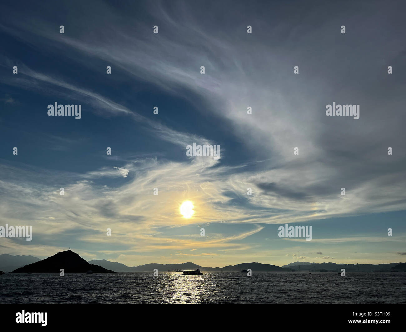 Sunset seascape - Smartphone Captured Stock Image