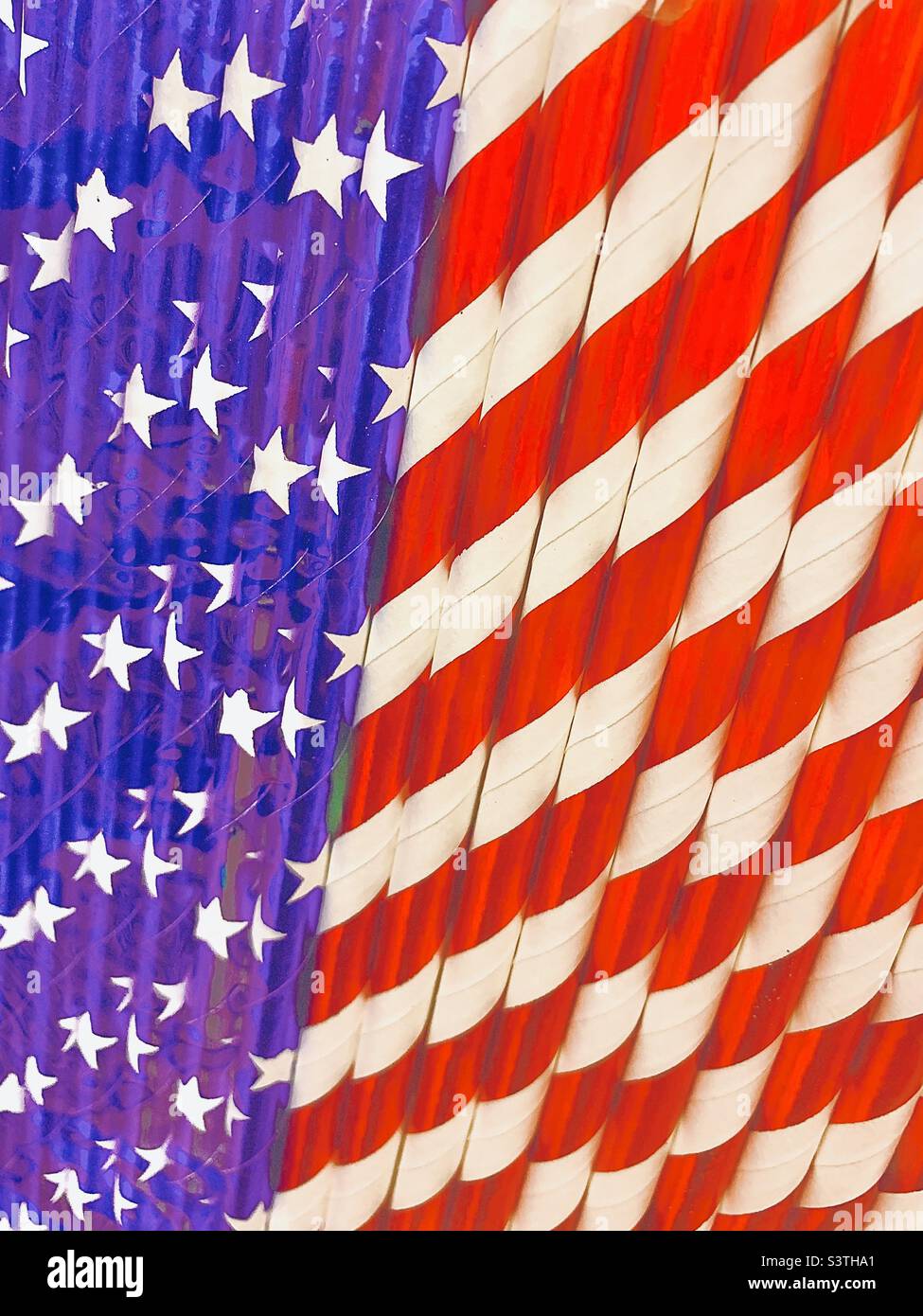 Patriotic American flag flag background Stock Photo