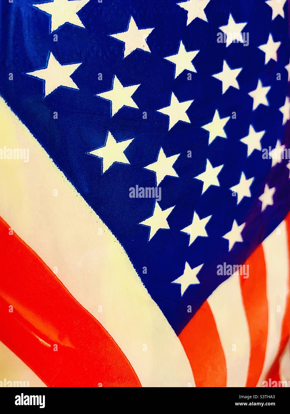 American flag background Stock Photo