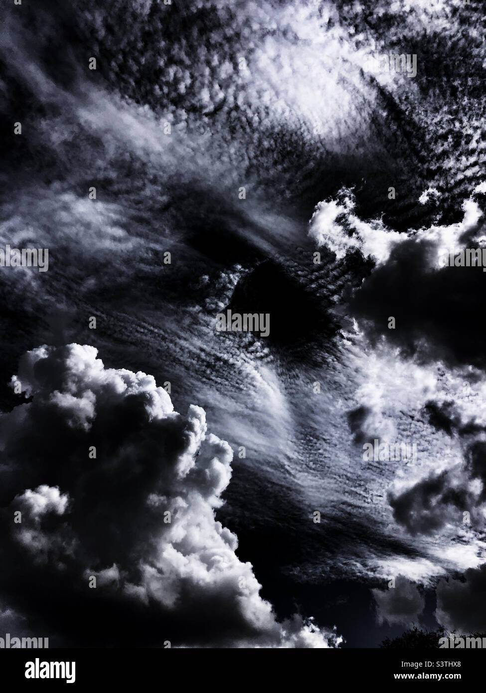 Dramatic cloudscape Stock Photo
