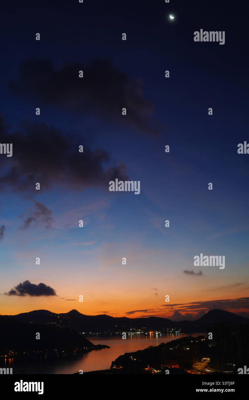 Sunrise Victoria Harbour - Smartphone Captured Stock Image