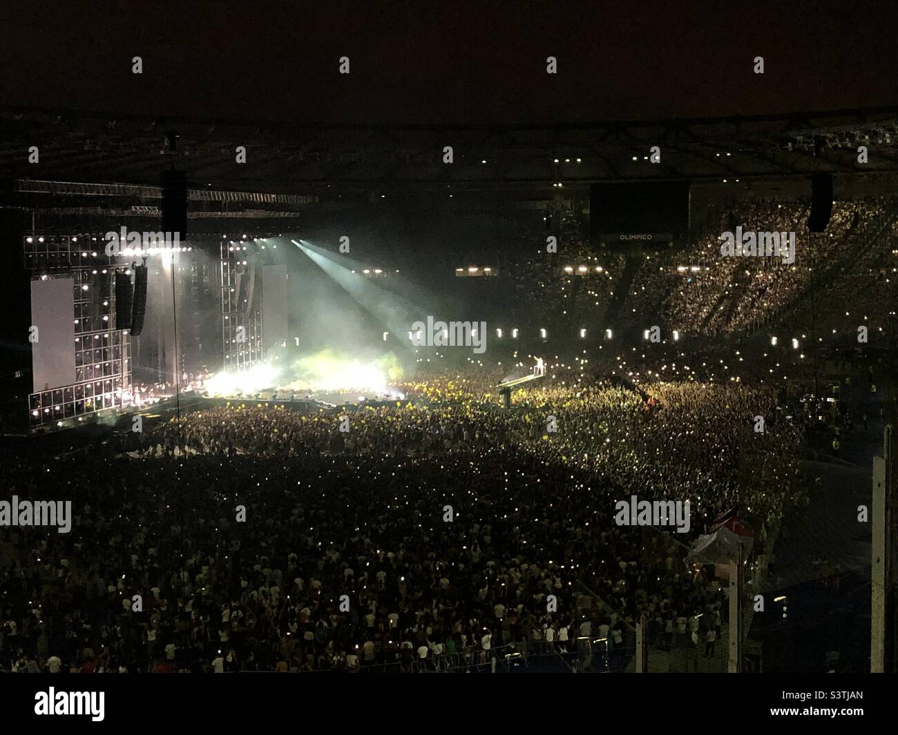June 2022 - concerto at olympian stadium in Rome Stock Photo