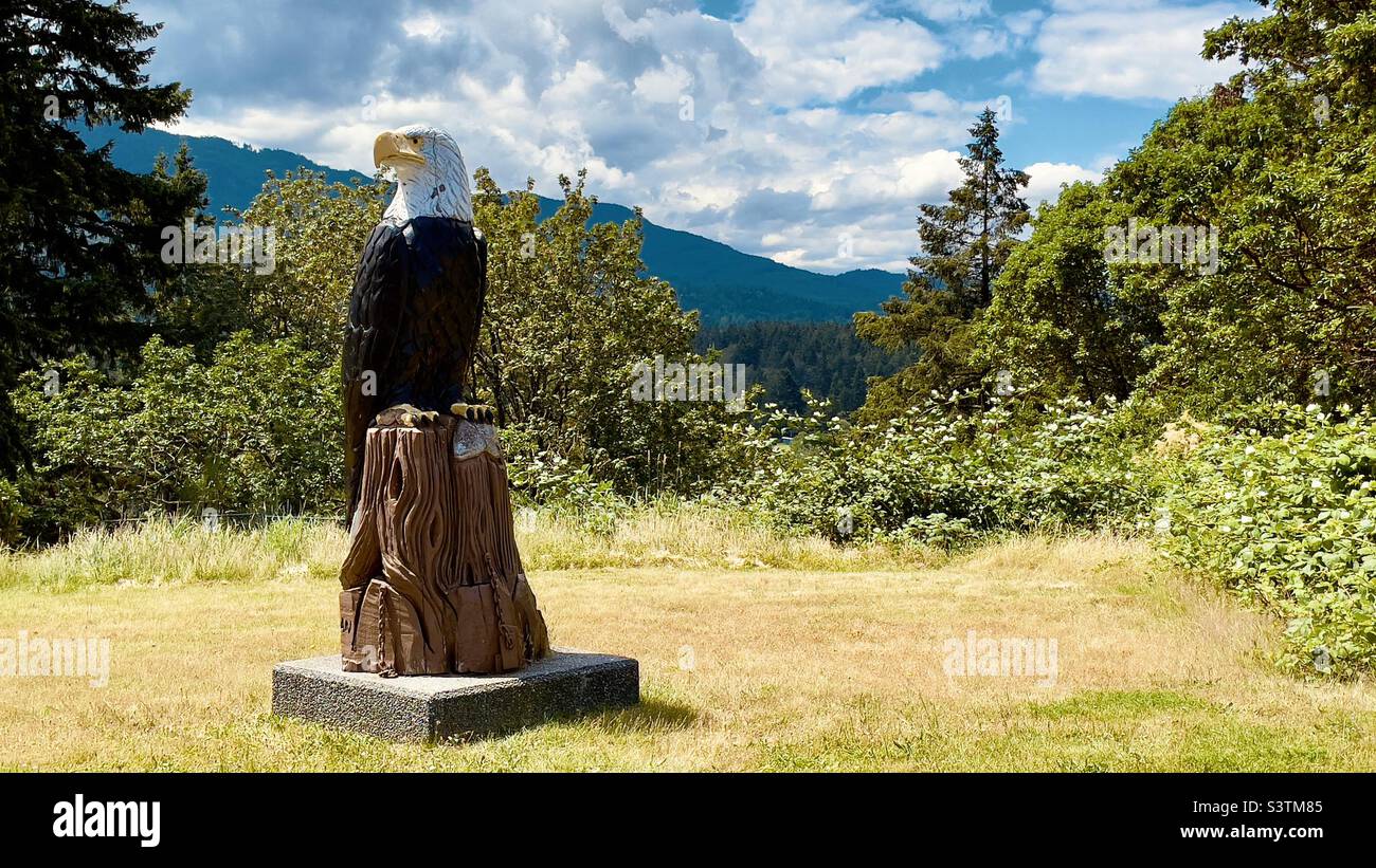 Eagle Sculpture 2 Stock Photo