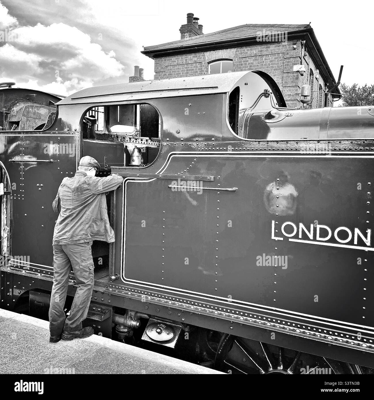 Steam Engine - Smartphone Captured Stock Image