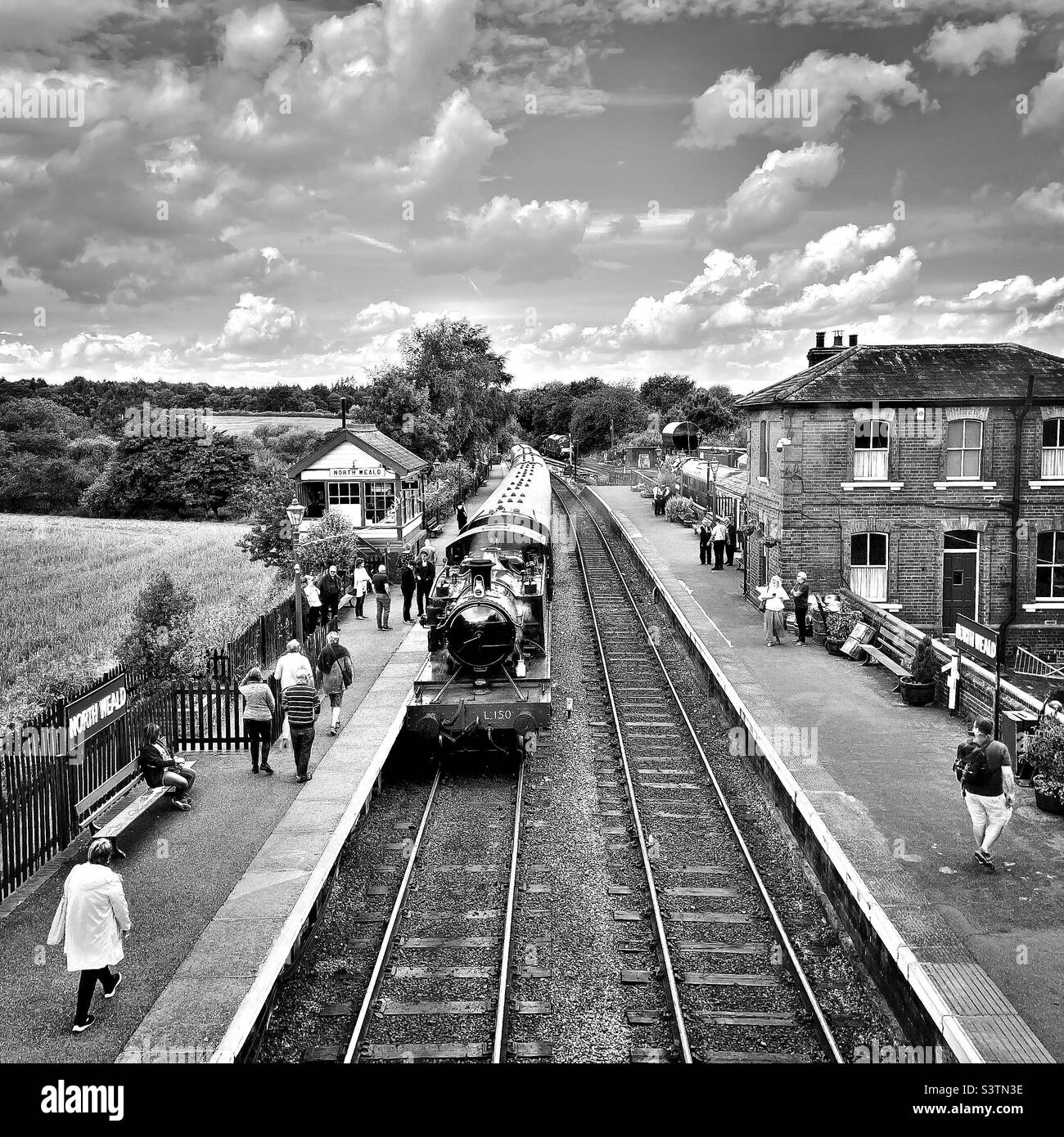 Steam engine - Smartphone Captured Stock Image
