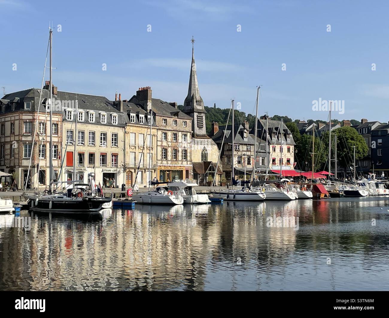 Honfleur, France harbour Stock Photo - Alamy