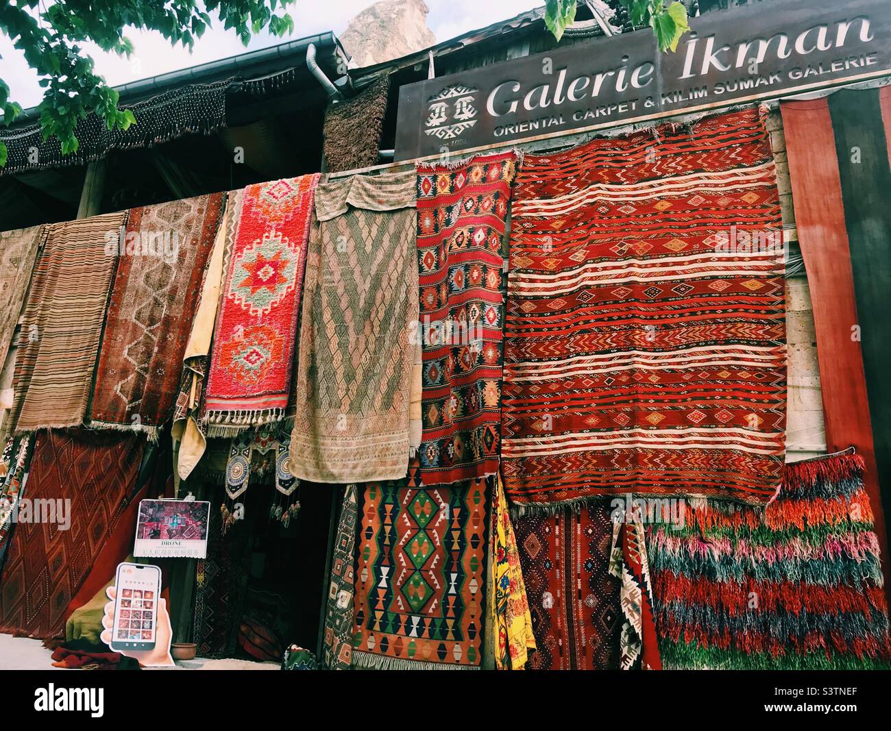 The famous Ikman carpet shop in Cappadocia Stock Photo Alamy