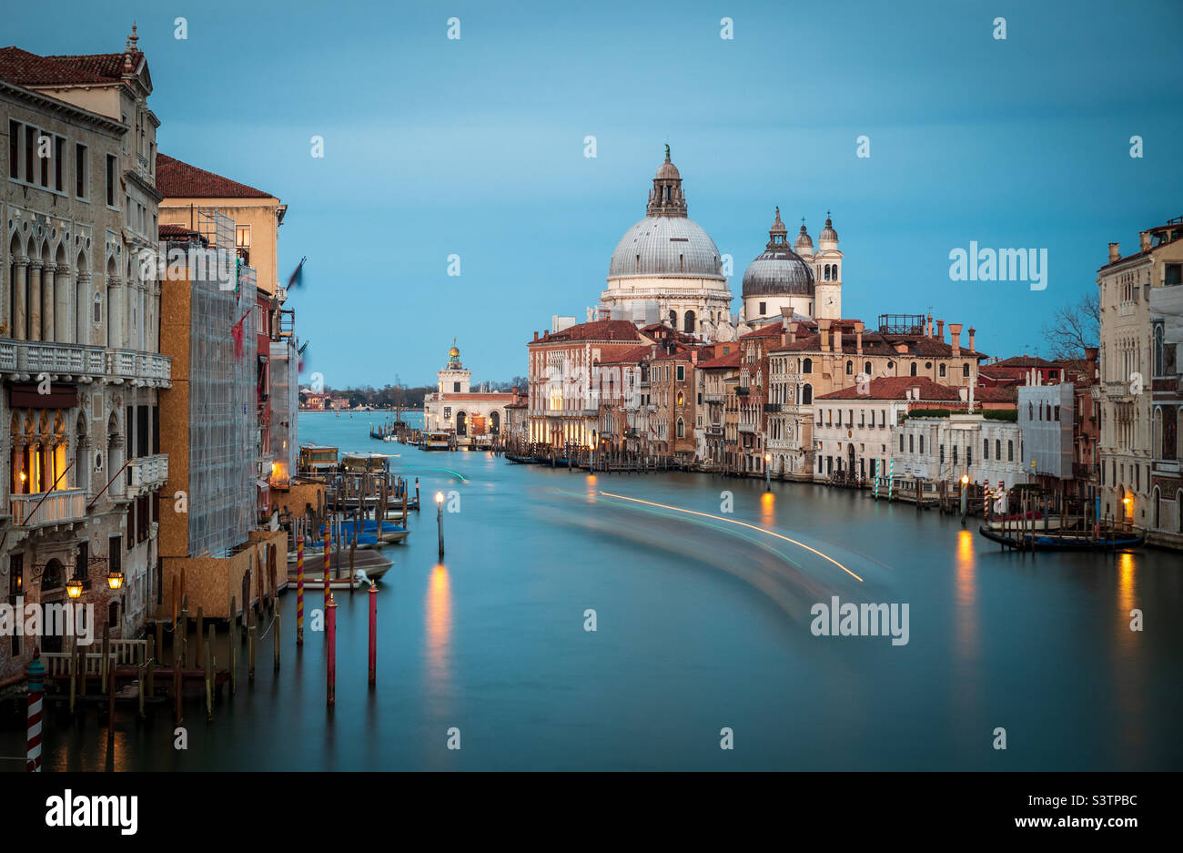 A beautiful evening in Venice, Italy - Smartphone Captured Stock Image