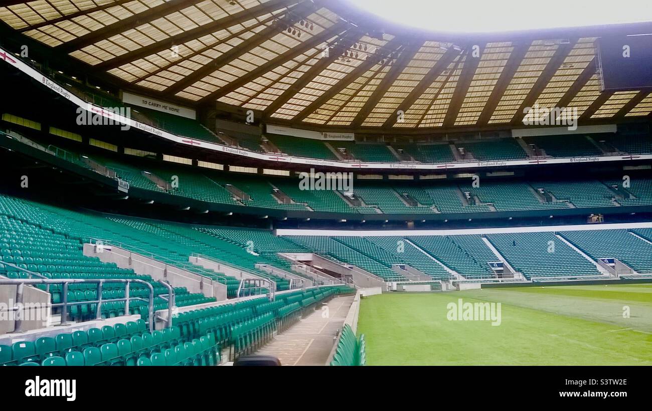 Twickenham stadium. London, England. Stock Photo