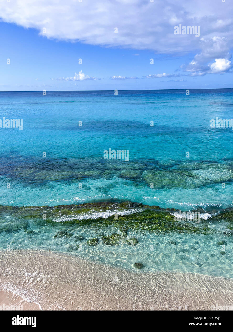 Worthing beach, Barbados Stock Photo