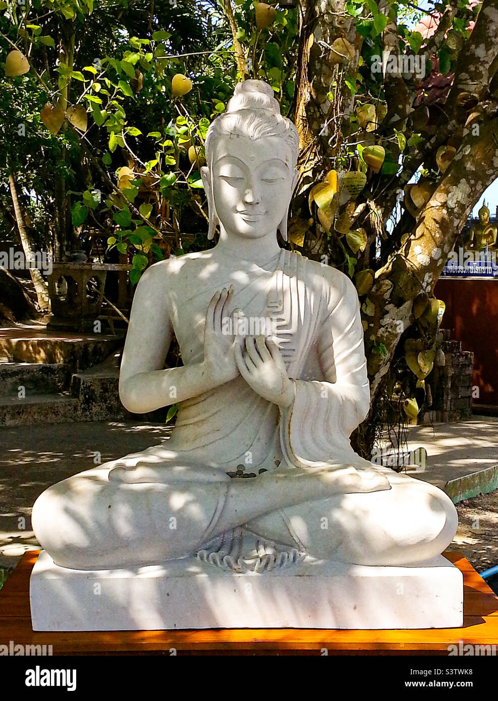 Buddha Stone Statue Stock Photo