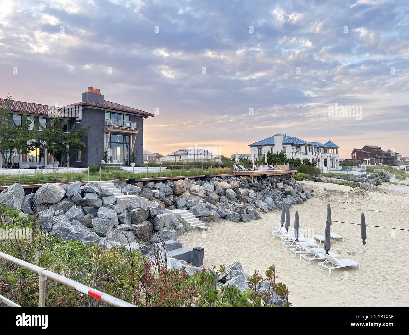 Sunset Deal Stock Photo