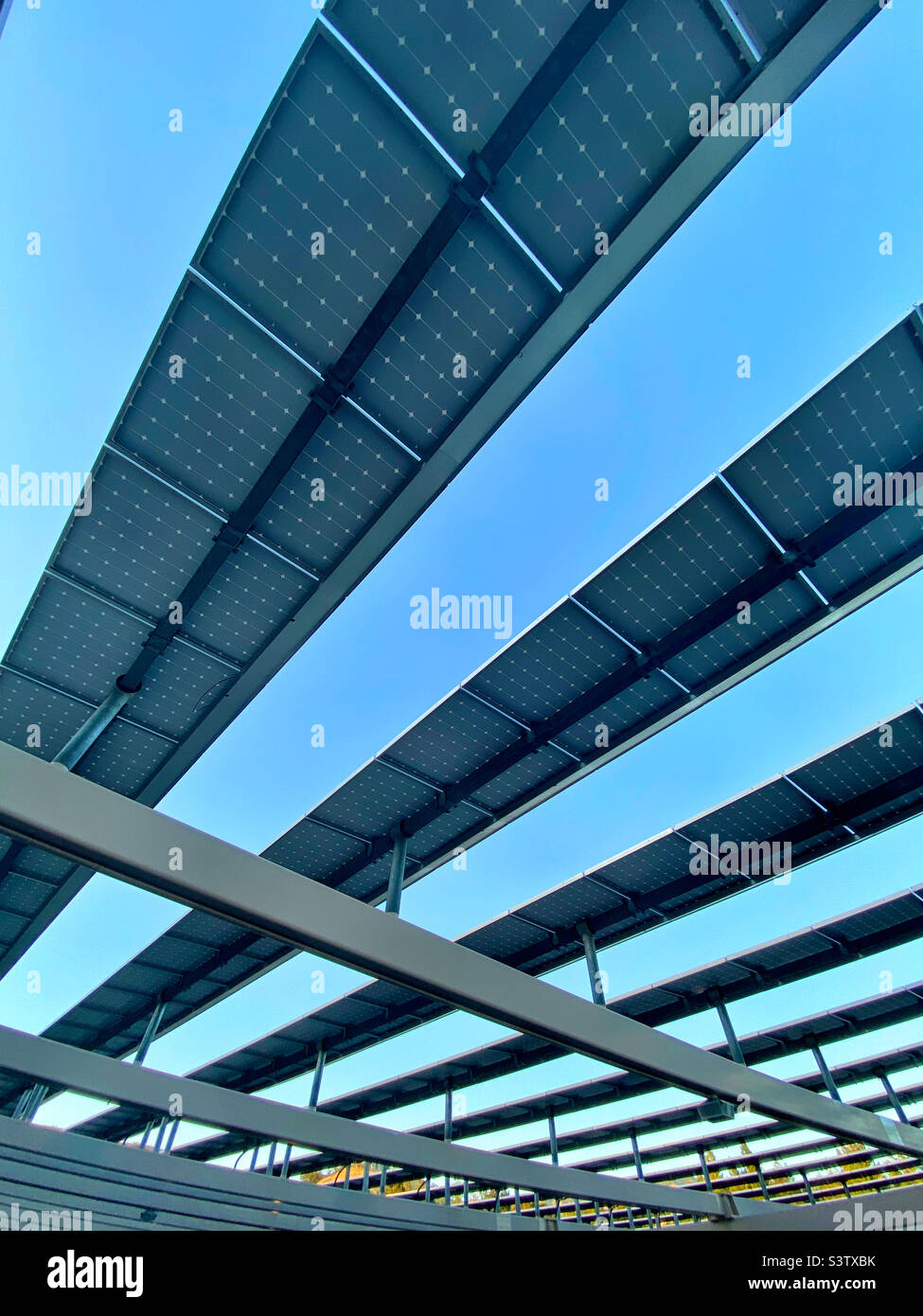 Solar panels - Smartphone Captured Stock Image