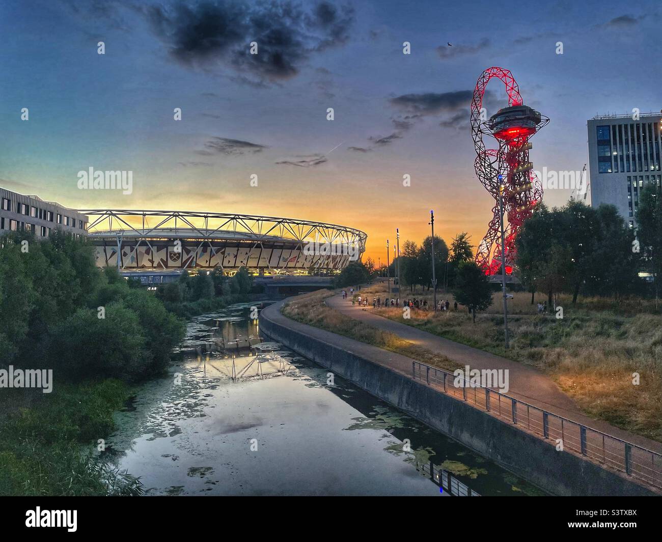 Olympic Park, Stratford; London Stock Photo Alamy