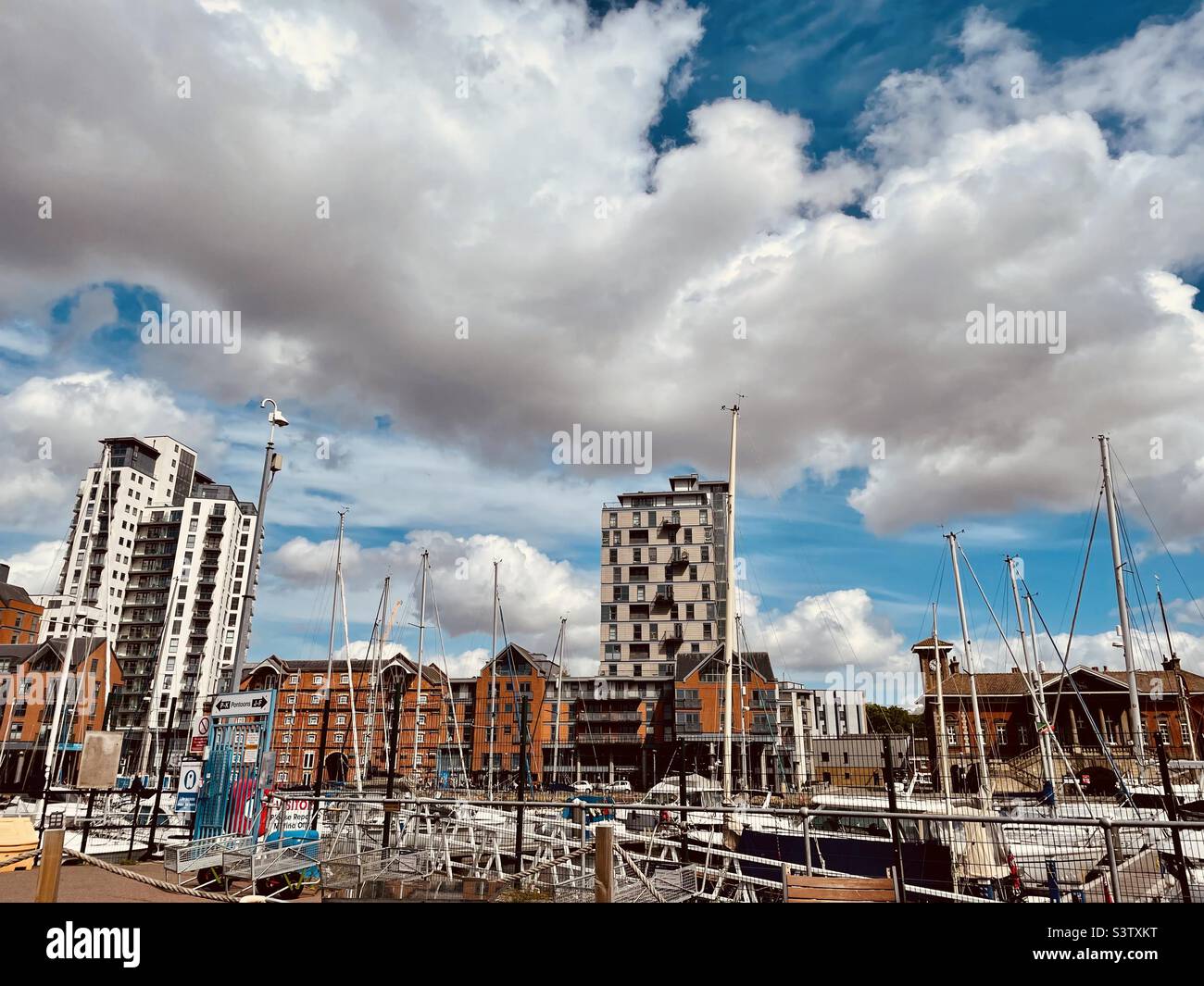 Neptune Marina, Neptune Quay on Ipswich Waterfront, Suffolk, England