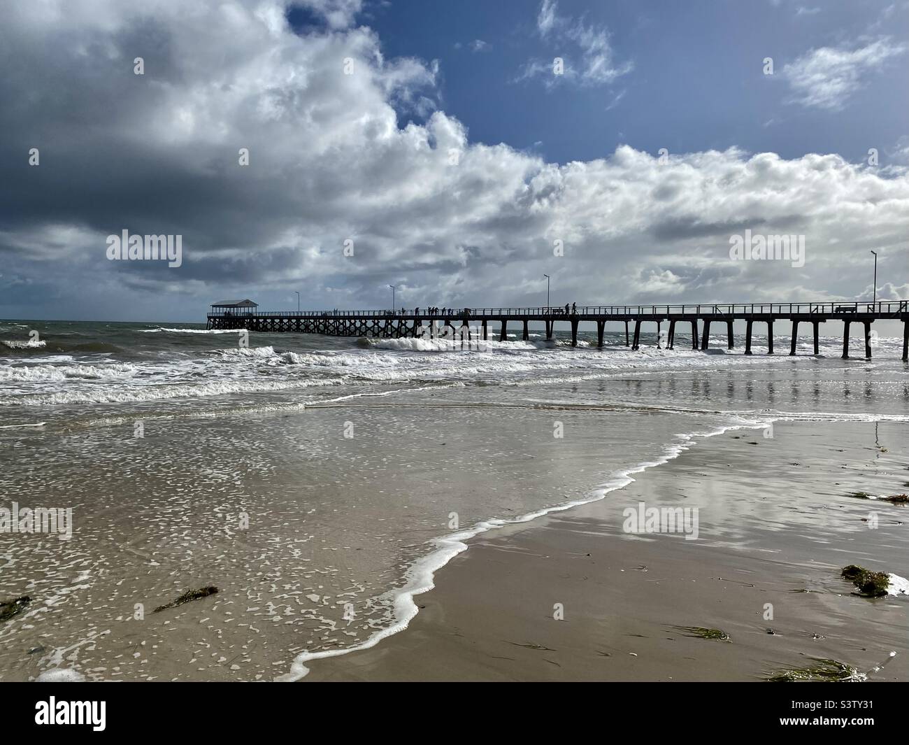 Jetty fishing pier, Adelaide, Australia Stock Photo - Alamy