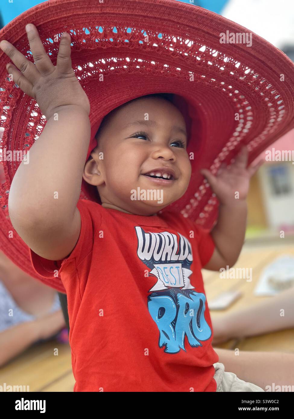 Baby with hat hires stock photography and images Alamy