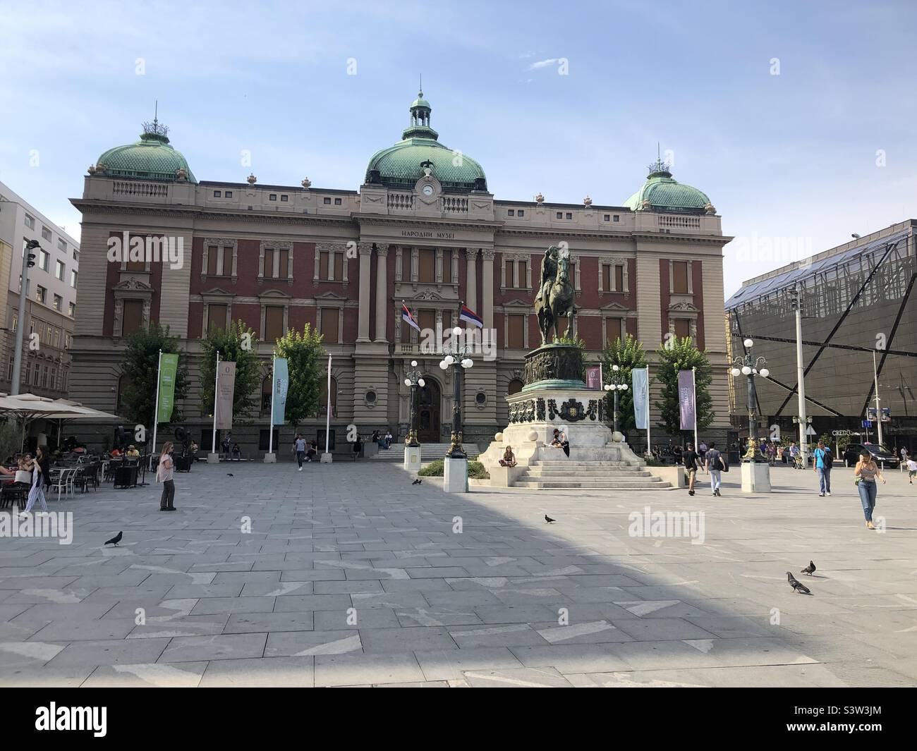 The National Square in Belgrade Stock Photo Alamy