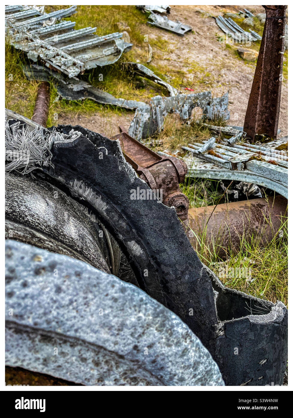 B29 crash site, Derbyshire Stock Photo