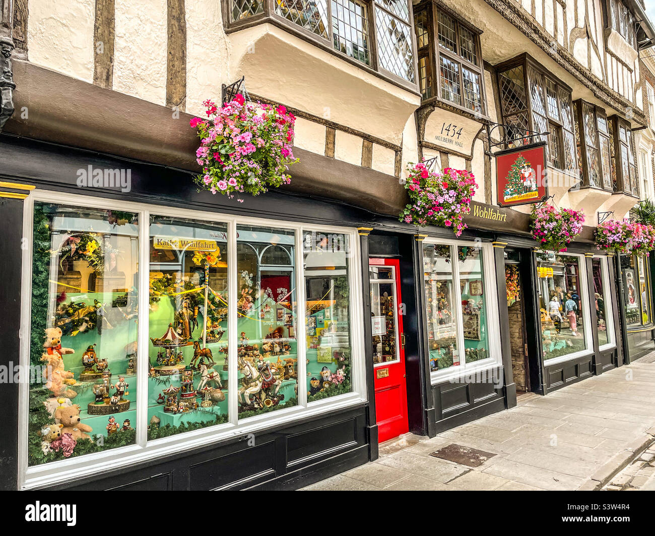 Quaint shops, shambles, York Stock Photo