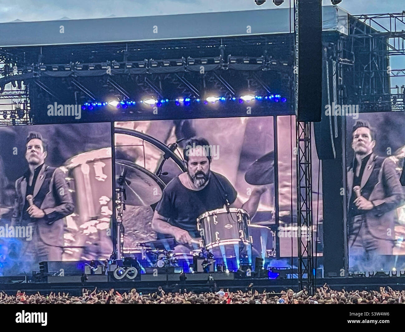 The Killers stadium concert Stock Photo