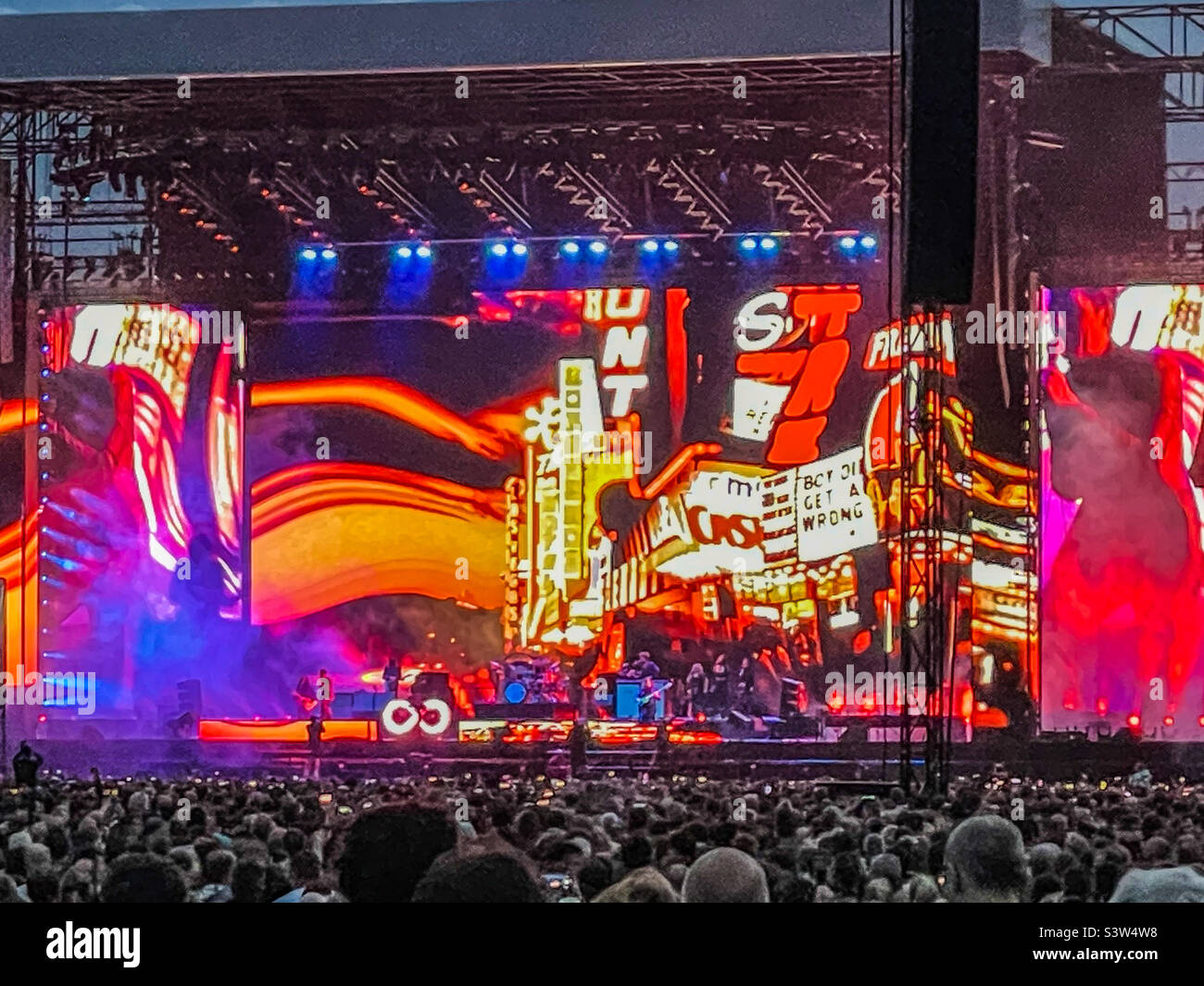 The Killers stadium concert Stock Photo