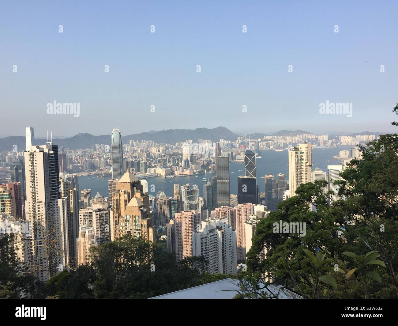 Victoria peak Hong Kong Stock Photo - Alamy
