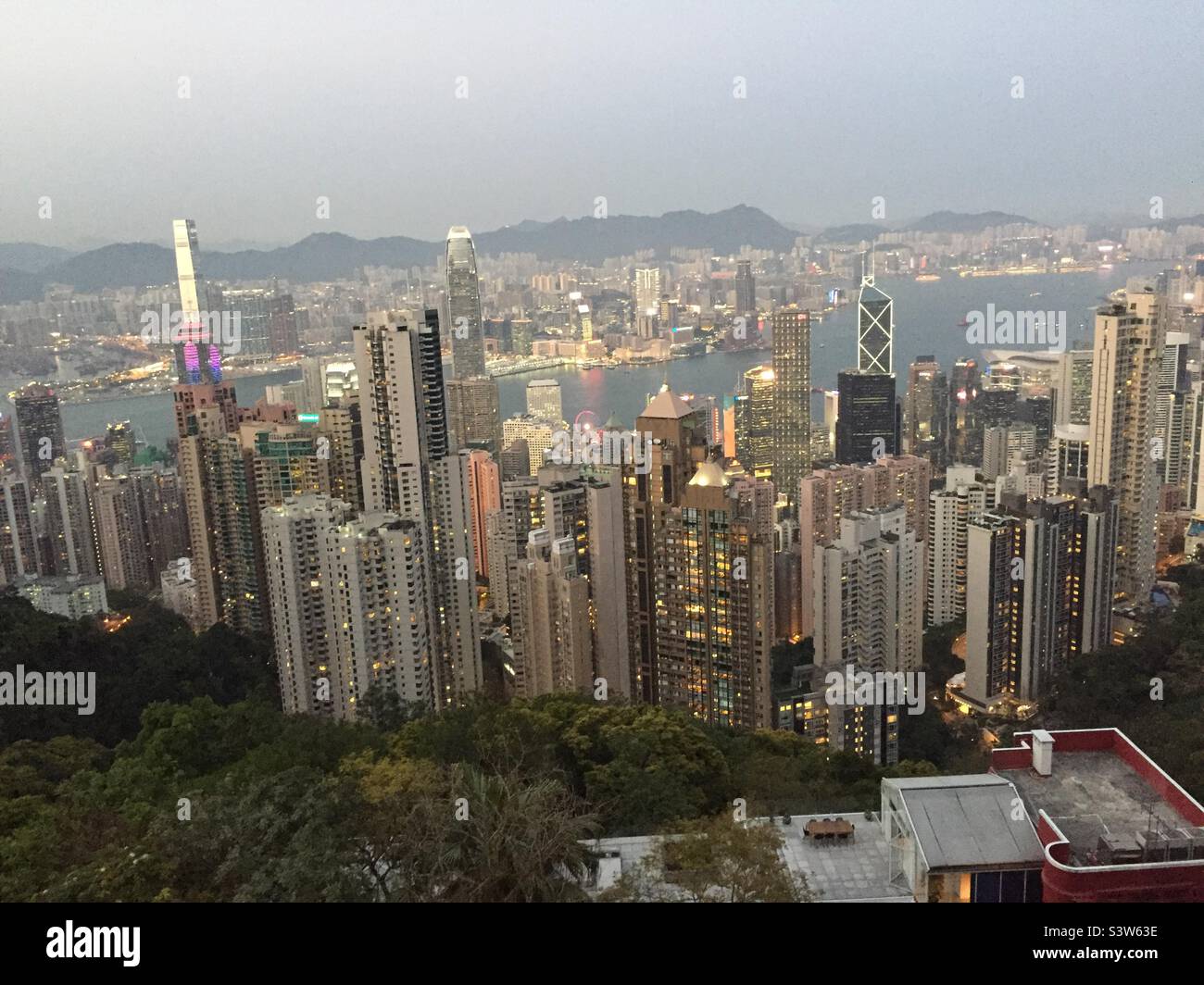 Victoria peak Hong Kong Stock Photo - Alamy