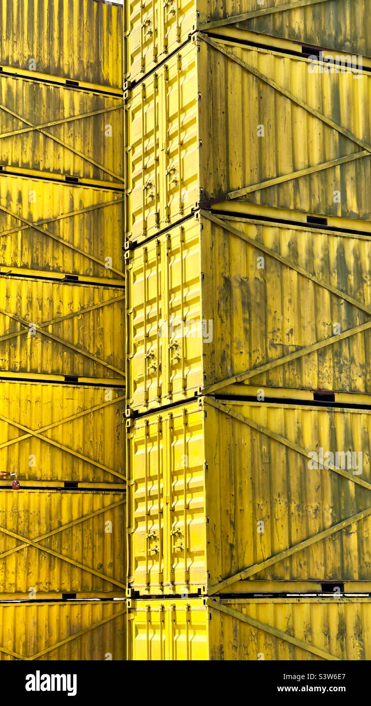 Container - Smartphone Captured Stock Image