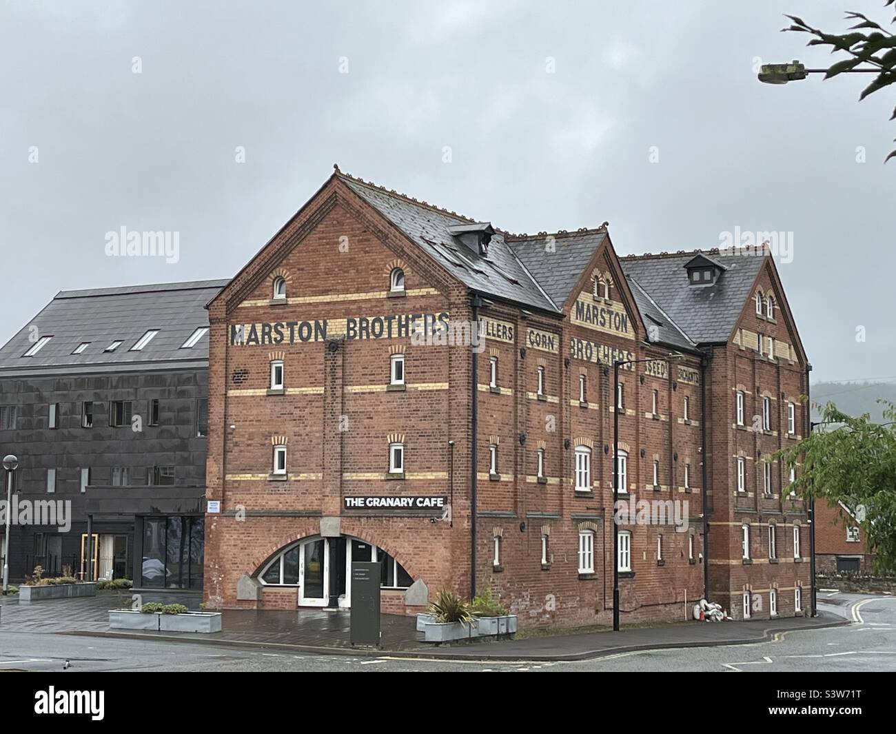 Old Marston Brothers Warehouse in Ludlow, Shropshire Stock Photo Alamy