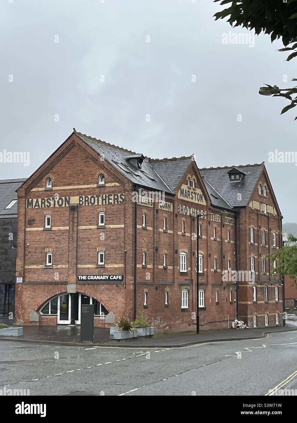 Old Marston Brothers Warehouse in Ludlow, Shropshire Stock Photo Alamy