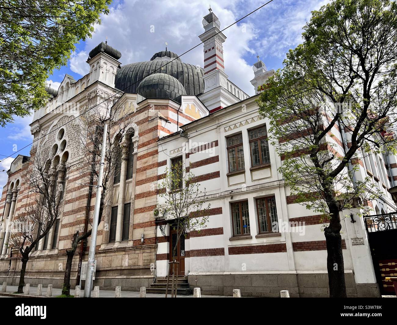 Sofia synagogue by Friedrich Grunanger in Sofia, Bulgaria, Eastern Europe, Balkans, EU - Smartphone Captured Stock Image